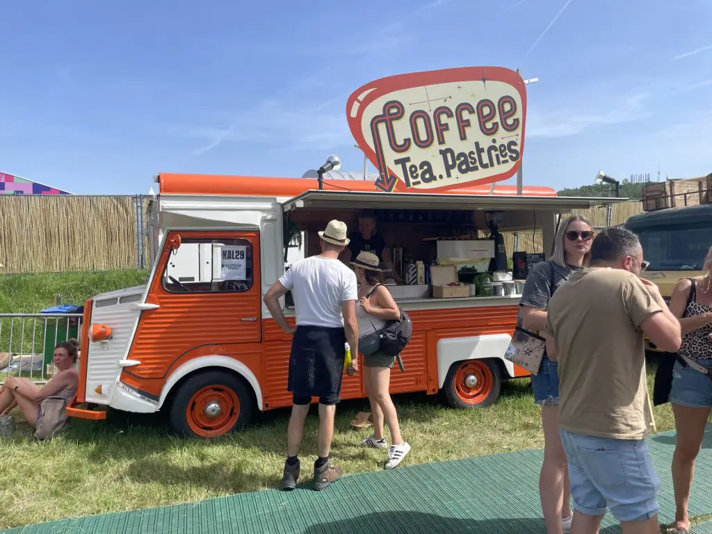 koffie truck op evenement
