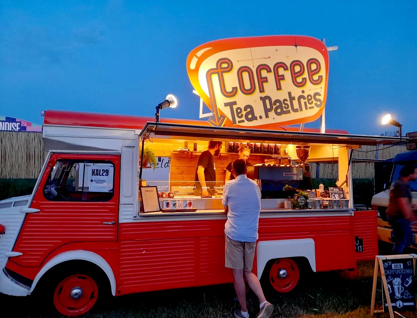 koffie truck op evenement