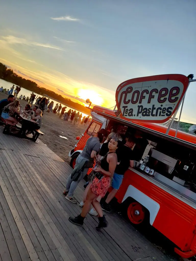 koffie truck op locatie