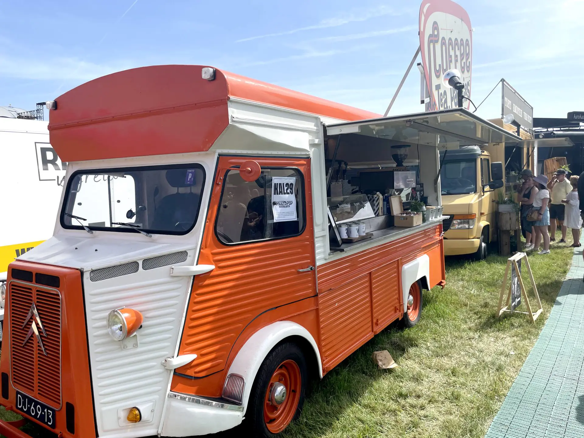 koffie truck op evenement