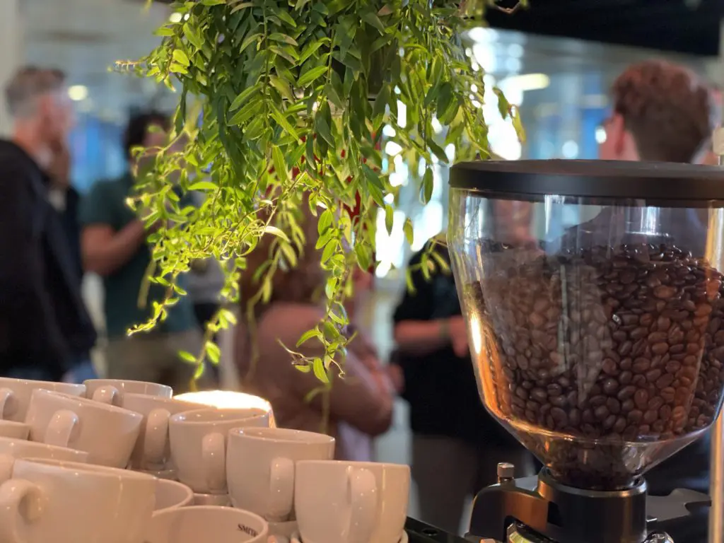 koffiemachine op evenement