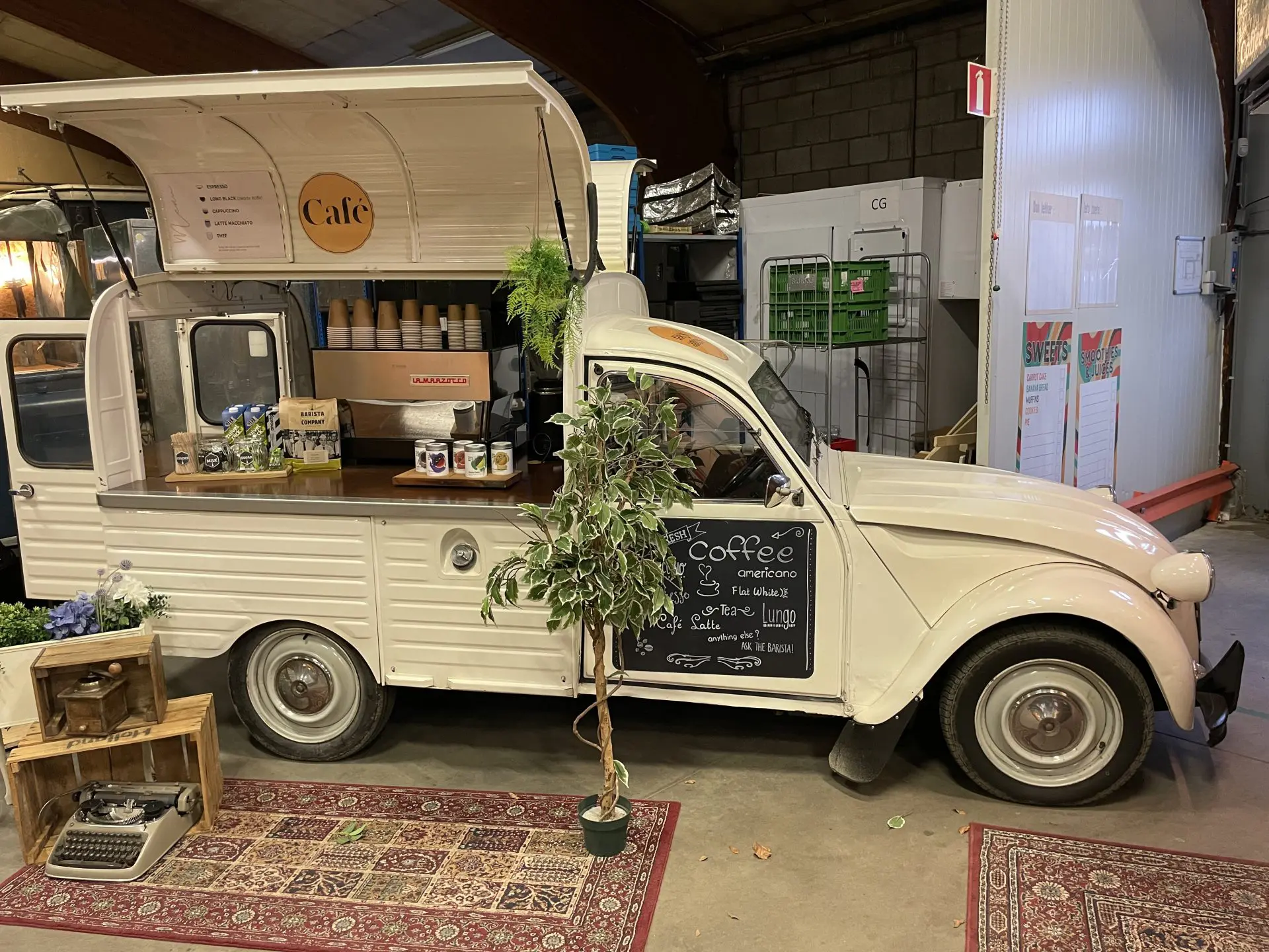 koffie truck op evenement