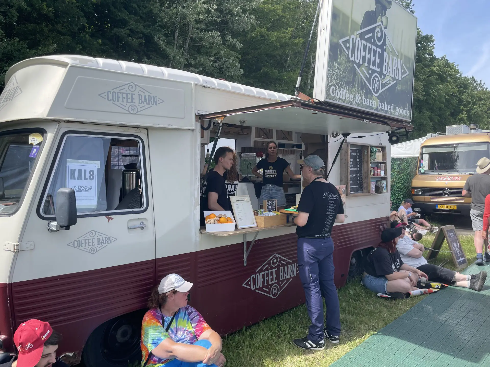 koffie truck op evenement