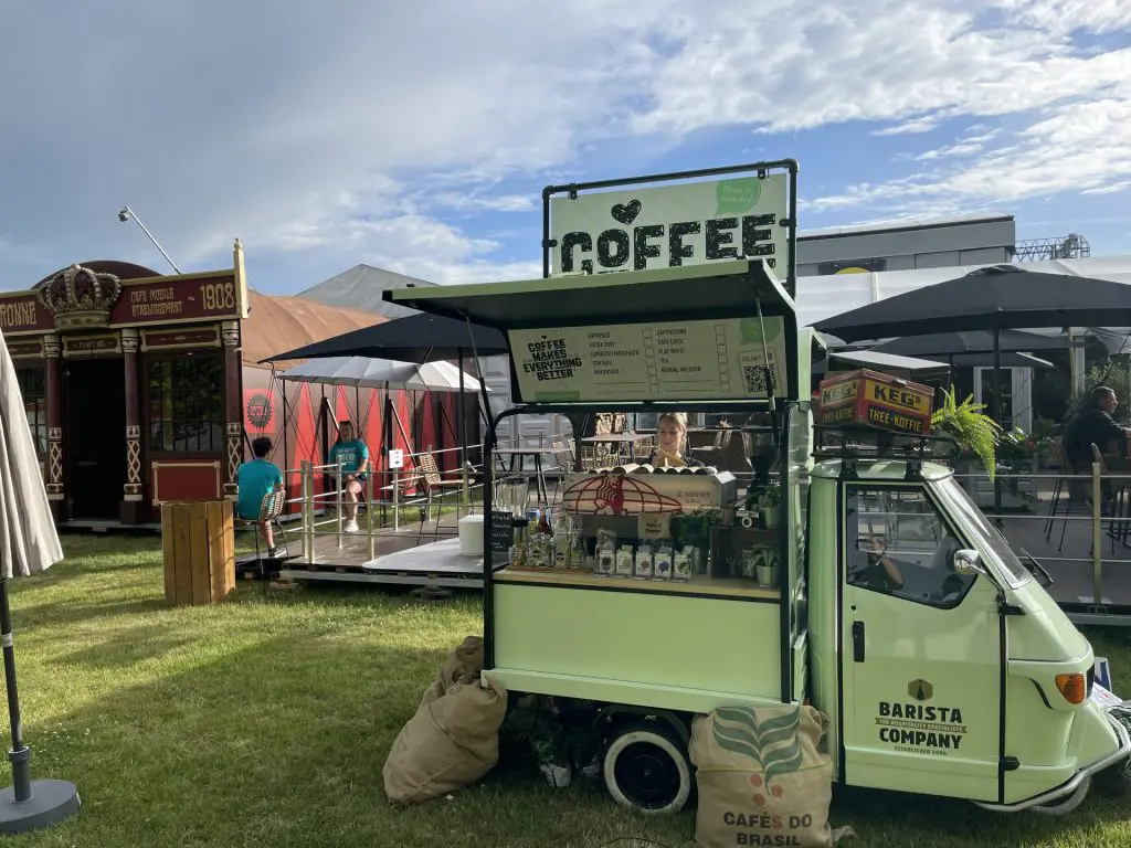 Piaggio ape truck mint groen