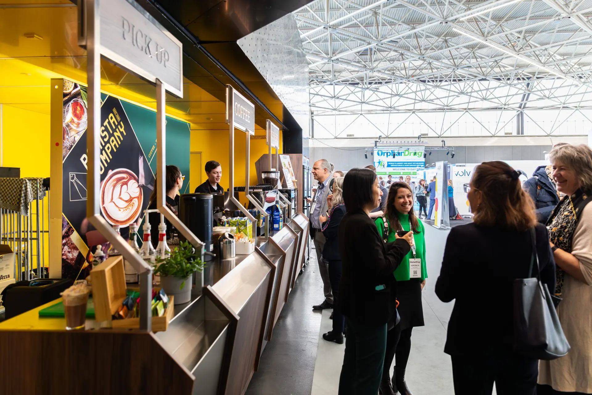 Koffiecorner van Barista Company op een zakelijk evenement